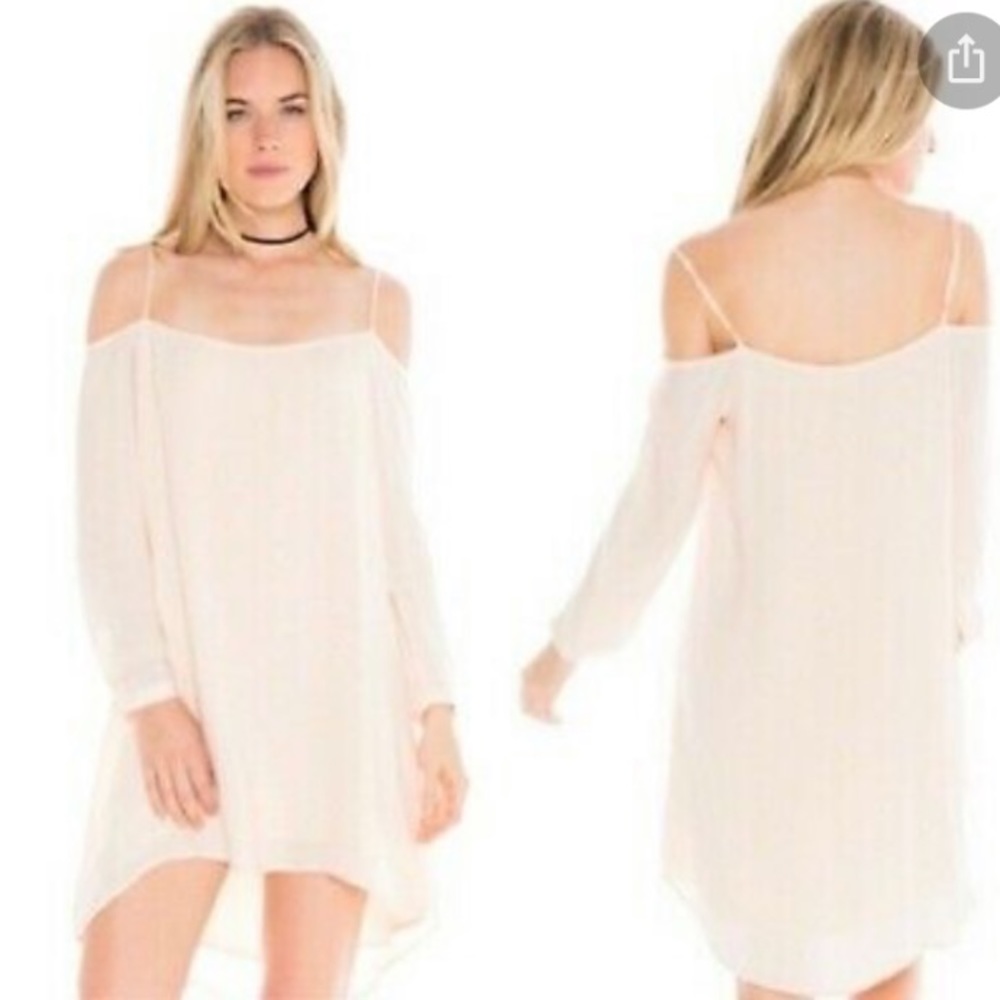 Anthropologie cloth and stone cold shoulder dress